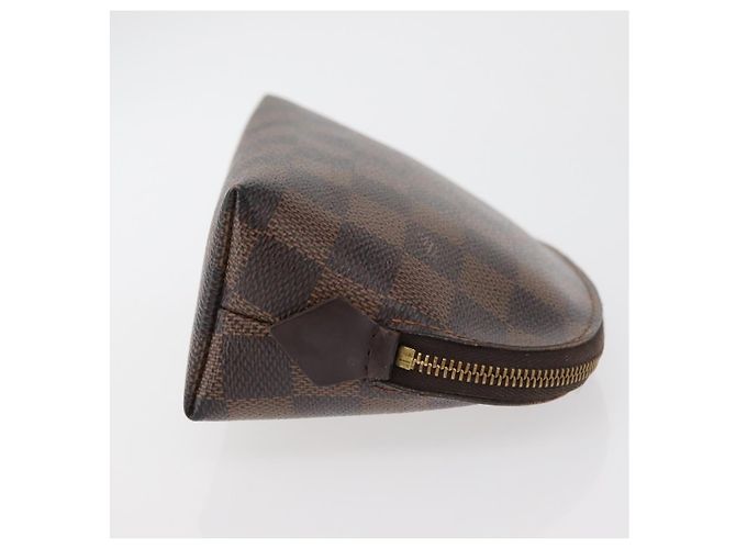 LOUIS VUITTON Damier Ebene Pochette Cosmetic PM Pochette N47516 LV Auth 179147 - vista 3