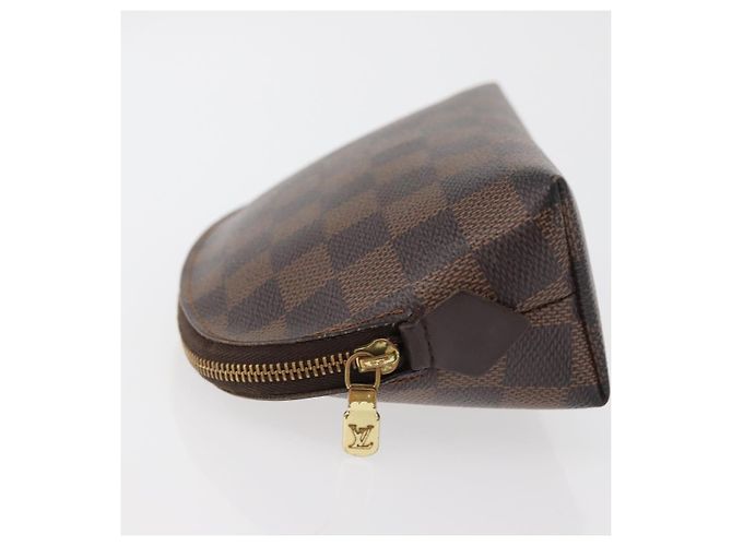 LOUIS VUITTON Damier Ebene Pochette Cosmetic PM Pochette N47516 LV Auth 179147 - vista 4