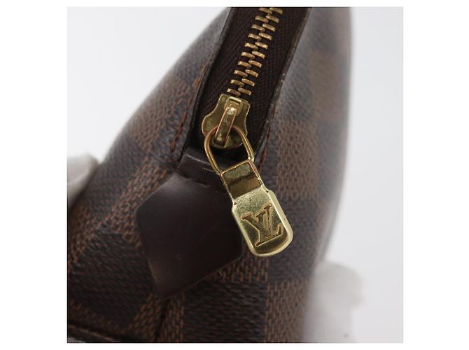 LOUIS VUITTON Damier Ebene Pochette Cosmetic PM Pochette N47516 LV Auth 179147 - vista 8