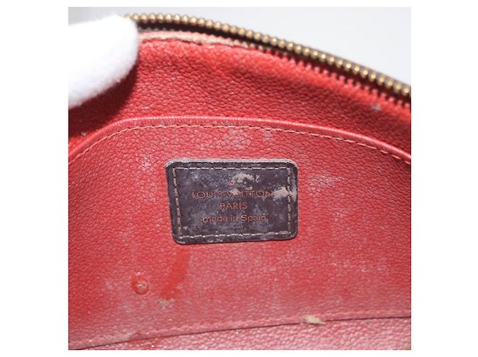 LOUIS VUITTON Damier Ebene Pochette Cosmetic PM Pochette N47516 LV Auth 179147 - vista 9
