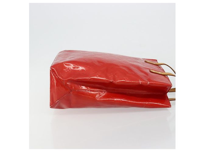 LOUIS VUITTON Borsa Monogram Vernis Reade MM Rosso Rouge M91086 LV Auth 179101 - vista 3