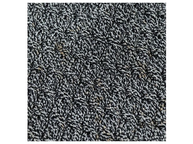 Falda CHANEL Tweed Gris CC Auth 179163A Castaño - vista 6