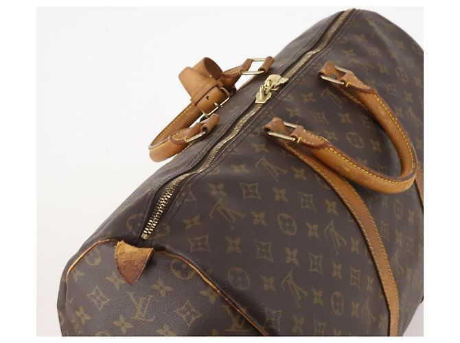 LOUIS VUITTON Borsa Boston Monogram Keepall 50 M41426 LV Auth bs34957 Monogramma - vista 6