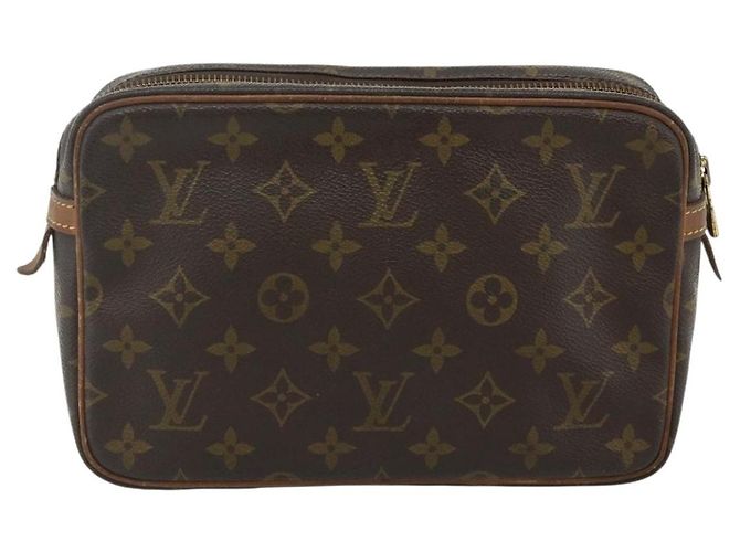 LOUIS VUITTON Monogram Compiegne 23 Clutch M51847 LV Auth 178356 Monogramma - vista 2