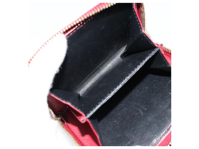 Cartera Bifold SAINT LAURENT de cuero rojo oro Auth bs35087 Roja Dorado - vista 9