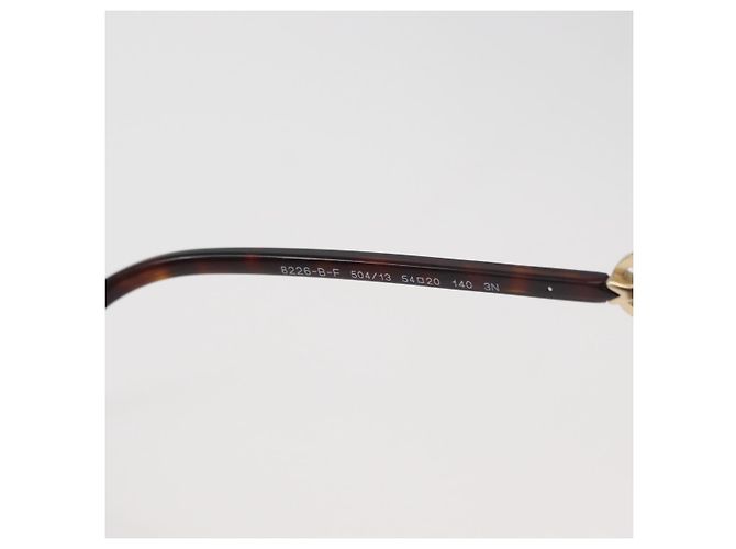 Bulgari Occhiali da sole BVLGARI motivo tartaruga plastica Brown Auth BA12628A - vista 11