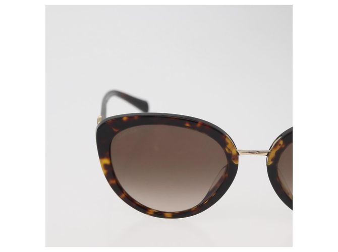Bulgari Occhiali da sole BVLGARI motivo tartaruga plastica Brown Auth BA12628A - vista 4