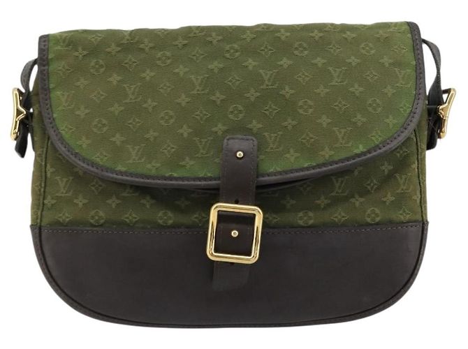 LOUIS VUITTON Borsa a tracolla Monogram Mini Belanger TST Khaki M92673 Auth ep14547 Cachi - vista 13