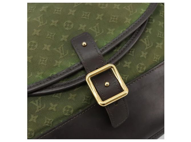 LOUIS VUITTON Borsa a tracolla Monogram Mini Belanger TST Khaki M92673 Auth ep14547 Cachi - vista 18