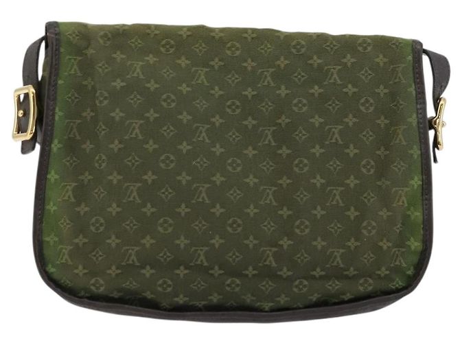 LOUIS VUITTON Borsa a tracolla Monogram Mini Belanger TST Khaki M92673 Auth ep14547 Cachi - vista 2