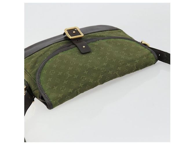 LOUIS VUITTON Borsa a tracolla Monogram Mini Belanger TST Khaki M92673 Auth ep14547 Cachi - vista 6