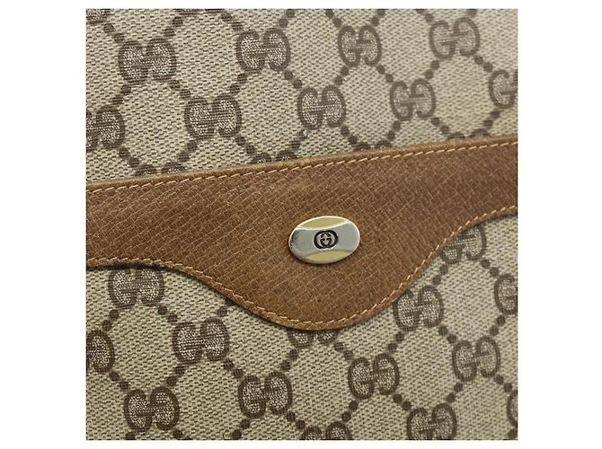 Borsa Tote GUCCI GG Supreme Web Sherry Line PVC Beige Red 40 02 003 Auth 180170 - vista 17
