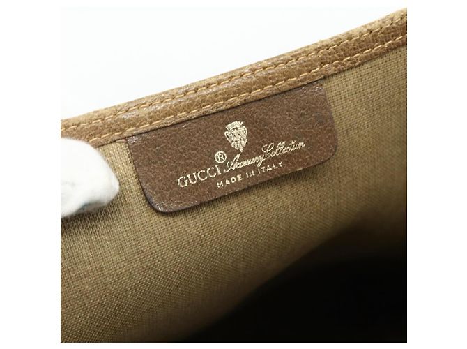 Borsa Tote GUCCI GG Supreme Web Sherry Line PVC Beige Red 40 02 003 Auth 180170 - vista 18