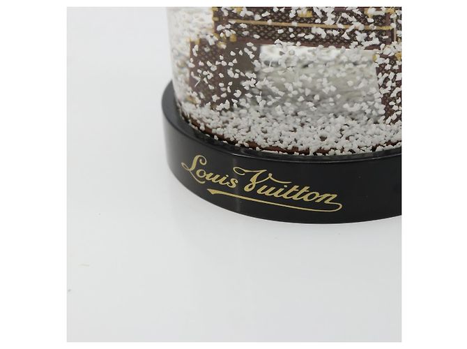 LOUIS VUITTON Trunk Tower Eiffel Tower Snow Globe plastic Clear LV Auth mr2481V - view 10
