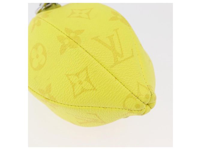 LOUIS VUITTON Monogram LV Lemon Bag Charm Yellow M81197 LV Auth 179783SAM Giallo Monogramma - vista 14