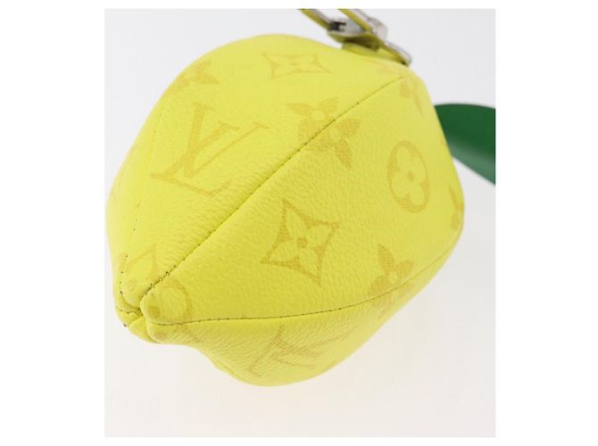 LOUIS VUITTON Monogram LV Lemon Bag Charm Yellow M81197 LV Auth 179783SAM Giallo Monogramma - vista 15