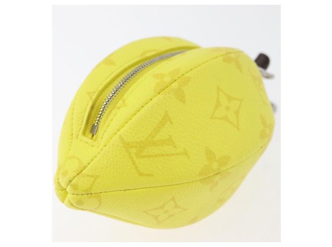 LOUIS VUITTON Monogram LV Lemon Bag Charm Yellow M81197 LV Auth 179783SAM Giallo Monogramma - vista 17