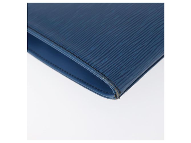 Clutch LOUIS VUITTON Epi Jena Blue M52715 LV Auth 177598 - vista 15