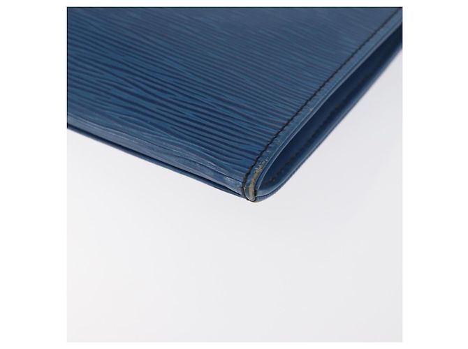 Clutch LOUIS VUITTON Epi Jena Blue M52715 LV Auth 177598 - vista 16