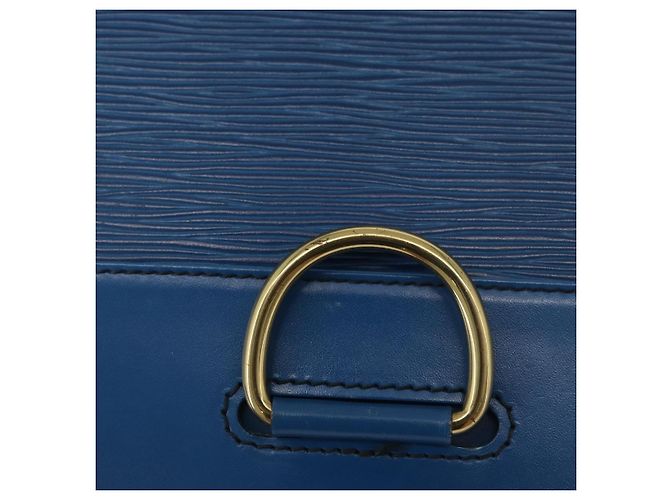 Clutch LOUIS VUITTON Epi Jena Blue M52715 LV Auth 177598 - vista 17