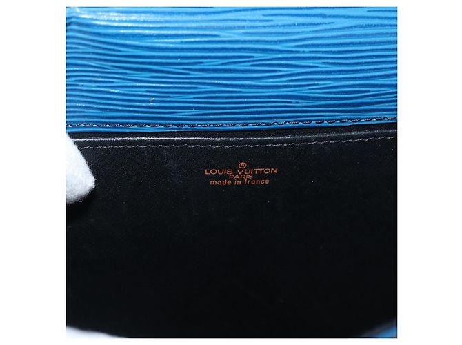 Clutch LOUIS VUITTON Epi Jena Blue M52715 LV Auth 177598 - vista 18