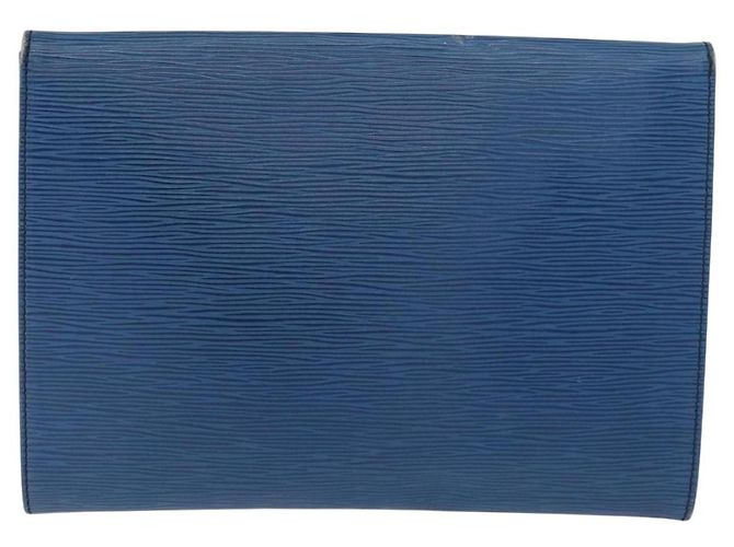 Clutch LOUIS VUITTON Epi Jena Blue M52715 LV Auth 177598 - vista 2
