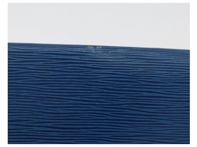 Clutch LOUIS VUITTON Epi Jena Blue M52715 LV Auth 177598 - vista 3