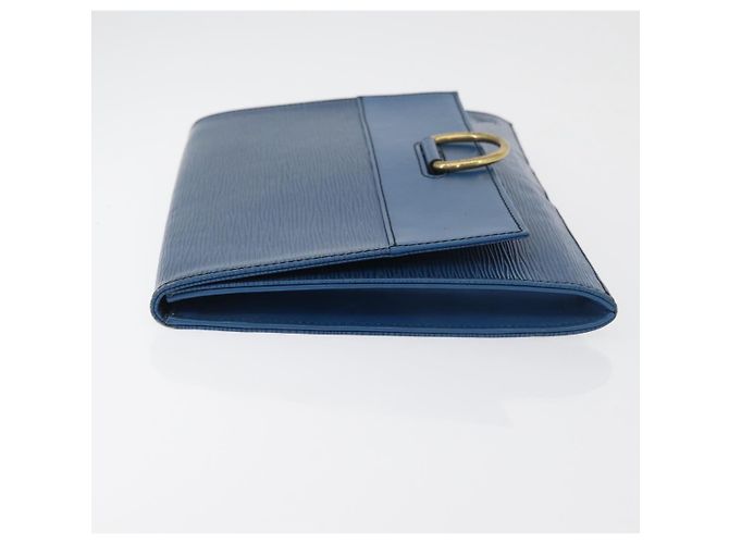 Clutch LOUIS VUITTON Epi Jena Blue M52715 LV Auth 177598 - vista 5