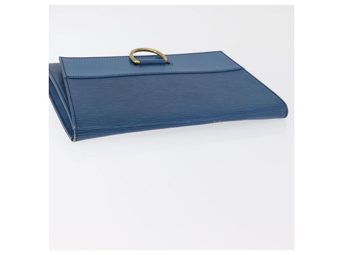 Clutch LOUIS VUITTON Epi Jena Blue M52715 LV Auth 177598 - vista 6