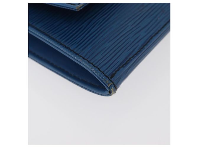 Clutch LOUIS VUITTON Epi Jena Blue M52715 LV Auth 177598 - vista 8