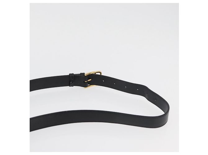 Céline CELINE Schultertasche aus Leder Schwarz Gold Auth ep14468V Golden - Ansicht 8
