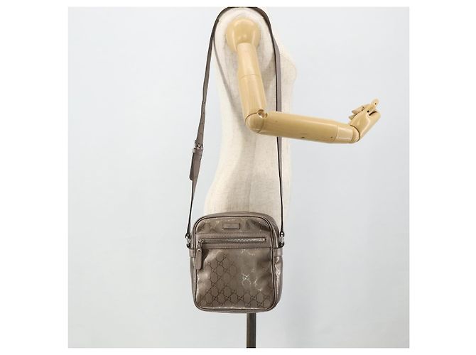 Borsa a tracolla GUCCI GG Implementation PVC Rosa Argento 233268 Auth BA12559A - vista 23