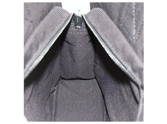 Hermès HERMES Her LinePM Handtasche Canvas Grau Silber Authentisch 179763A Braun - Ansicht 19