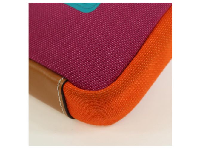 Borsa a tracolla LOEWE Tela Viola Argento Auth 179039M Porpora - vista 16