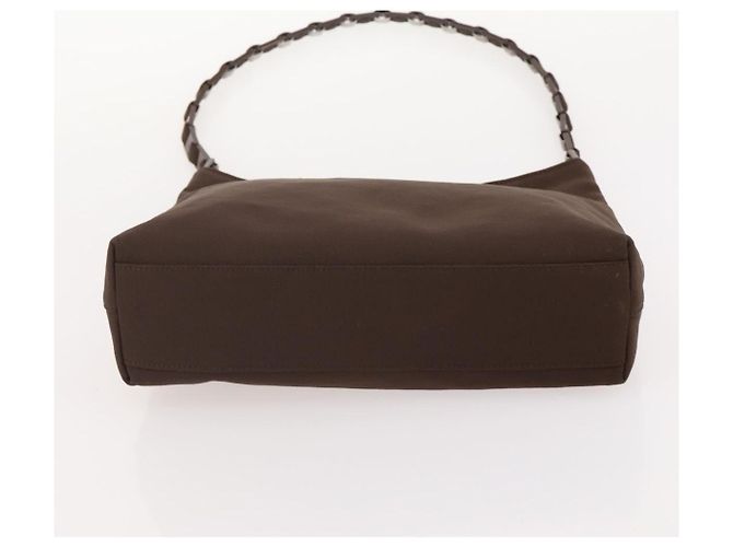 Salvatore Ferragamo Vala Bag Nylon Leather 2 Set Black Brown Auth bs34892 - view 17