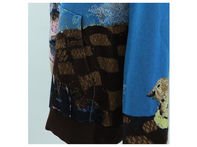 Sudadera de punto LOUIS VUITTON Algodón Azul LV Auth 179652M - vista 10