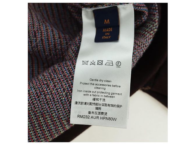 Sudadera de punto LOUIS VUITTON Algodón Azul LV Auth 179652M - vista 15