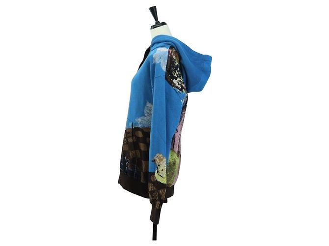 Sudadera de punto LOUIS VUITTON Algodón Azul LV Auth 179652M - vista 4