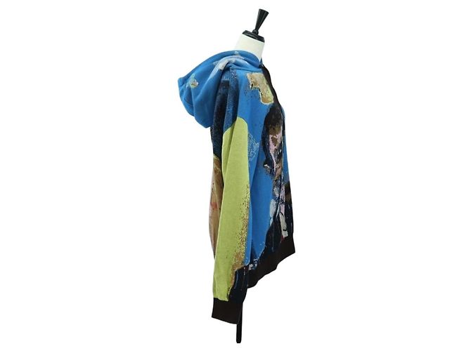 Sudadera de punto LOUIS VUITTON Algodón Azul LV Auth 179652M - vista 5