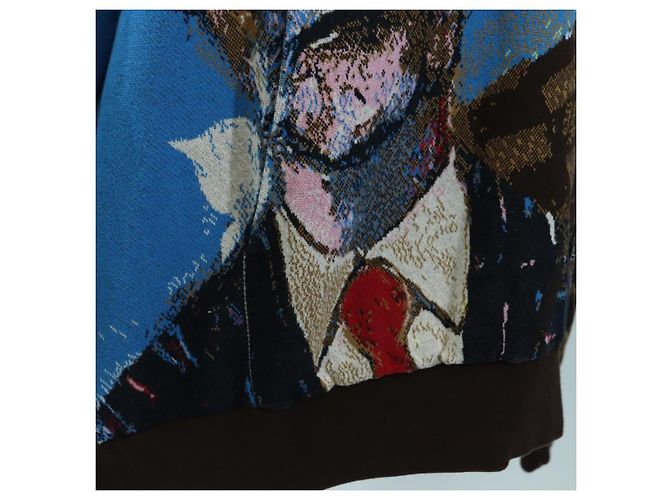 Sudadera de punto LOUIS VUITTON Algodón Azul LV Auth 179652M - vista 9