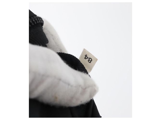 Pochete PRADA Nylon Preto Prata Auth 180191 - vista 12