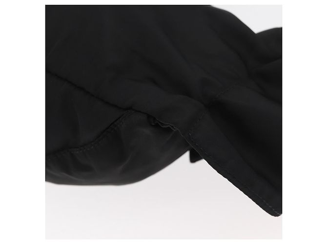 Pochete PRADA Nylon Preto Prata Auth 180191 - vista 16