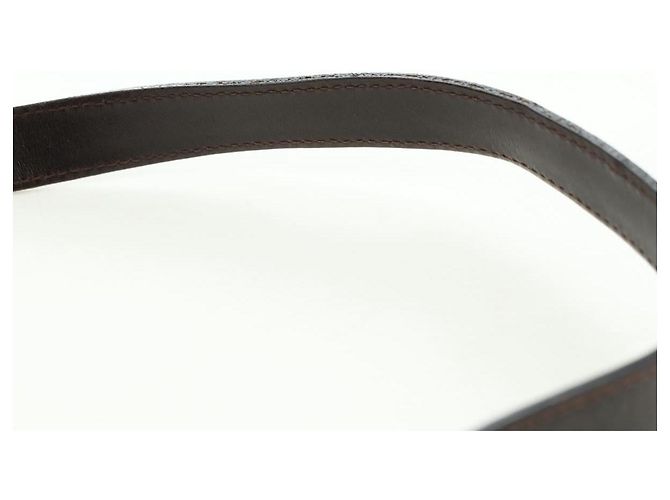 FENDI Zucca Canvas Mamma Baguette Schultertasche Schwarz Braun Auth 178747V - Ansicht 10
