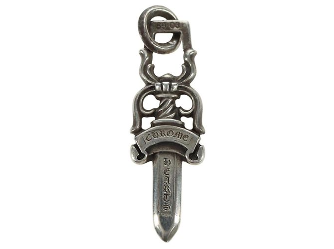 Pendente Chrome Hearts Dagger Charm Top Ag925 Silver Auth 176816SM Argento - vista 2