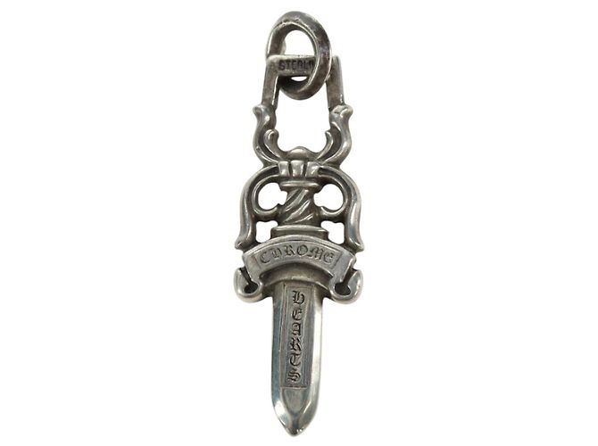 Pendente Chrome Hearts Dagger Charm Top Ag925 Silver Auth 176816SM Argento - vista 6