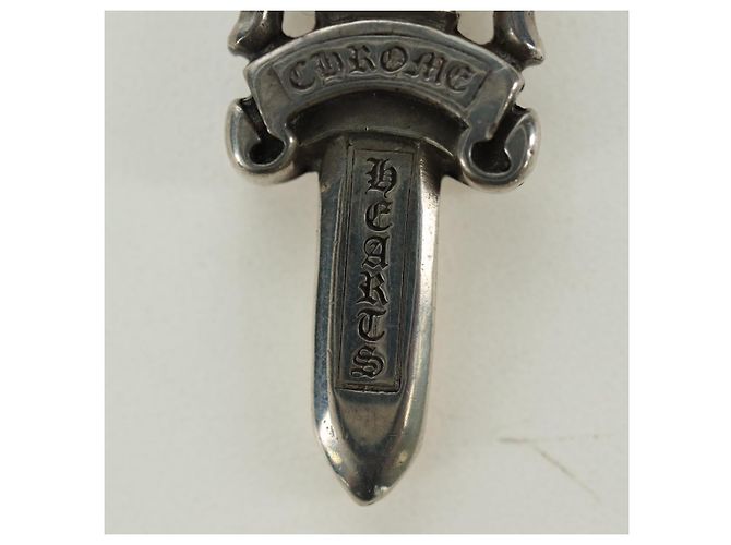 Pendente Chrome Hearts Dagger Charm Top Ag925 Silver Auth 176816SM Argento - vista 7