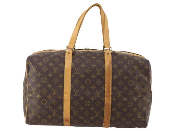 LOUIS VUITTON Monogram Sac Souple 45 Boston Bag M41624 LV Auth 178493 Monogramma - vista 13