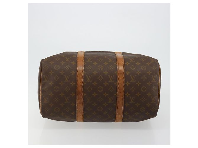 LOUIS VUITTON Monogram Sac Souple 45 Boston Bag M41624 LV Auth BA12596 Monogramma - vista 5