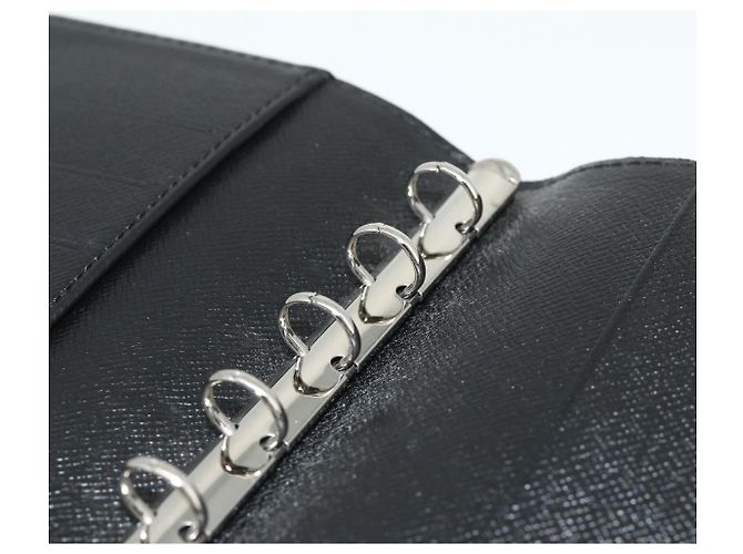 LOUIS VUITTON Epi Agenda PM Day Planner Cover Black R20092 LV Auth 178785A Nero - vista 10