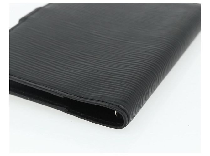 LOUIS VUITTON Epi Agenda PM Day Planner Cover Black R20092 LV Auth 178785A Nero - vista 15